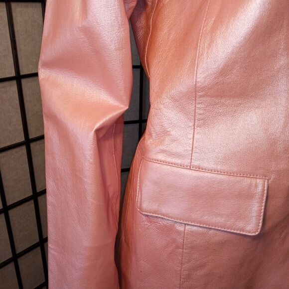 David Benjamin Vintage Pink Iridescent Leather Suit (NO HAT!) - Picture 6 of 13